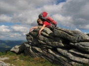 Chornohora. Rocks on Smotrych Mountain